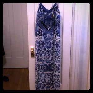 Express print maxi dress